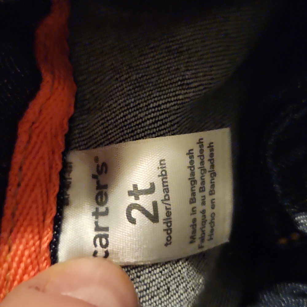 Carter's denim jacket 2T like new - Picture 2 of 2
